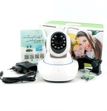 Robot nanny security home camera with live stream and motion detector
