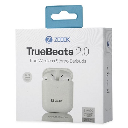 Buy ZOOOK ZB TrueBeats 2.0 Wireless Stereo Earpods White in