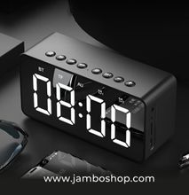 Clock Bluetooth Speaker With Fm Radio, Alarm & Mirror (Caston)