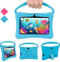 7 Inch New Kids Tablet Dual Camera with Learning Apps â Blue