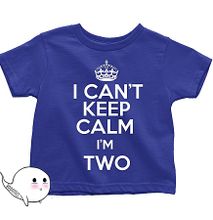 Morio wear Royal Blue Keep Calm T-shirt