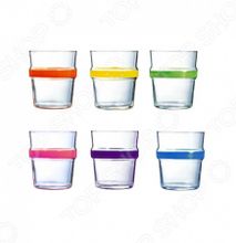 Arobate Rainbow, Set of 6, Tumber Glass