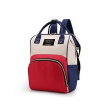 Fashion Backpack Mummy Diaper Nappy Bag - Red & Blue