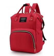 Fashion Backpack Mummy Diaper Nappy Bag - Red