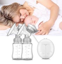  Electric Breast Pump, Portable Double / Single Quiet Comfort Breast Massager Suction For Breastfeeding