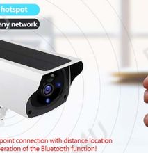 1080P IP Bullet Camera WiFi Outdoor Battery Solar Panel CCTV Wireless Surveillance Cam Home Securit