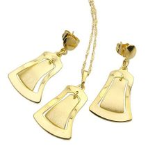 Carjay Jewels Gold Coated Stylish Jewellary set