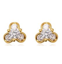 CarJay Jewels Gold Coated Earring Studs