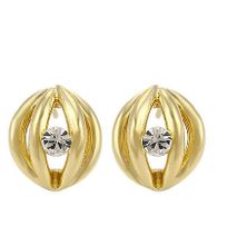 CarJay Jewels 18k Gold Coated Earring Studs