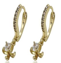 CarJay Jewels Gold Coated Earring hoops