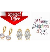 CarJay Jewels Gold Coated Earrings MOTHERS DAY SPECIAL
