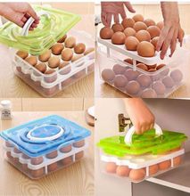 Generic 32 Grid Egg Holder With Tray Plastic Carrier Cases