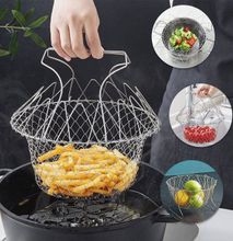 Generic Foldable Ultimate Kitchen Fry Basket Mesh