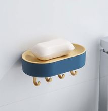 Soap holder with 4 hooks