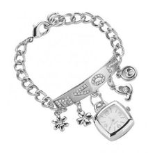 Quartz Silver Watch Chain Bracelet