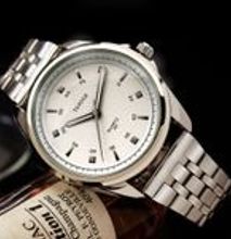 Yazole Chronograph Men's Watch Silver