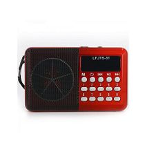 Joc Digital Selects Music Player/Fm Radio with usb and memory slot - Red