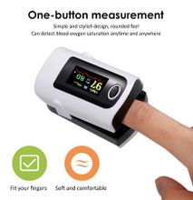Finger Pulse Oximeter for Blood Oxygen Saturation & Heart Rate Monitor