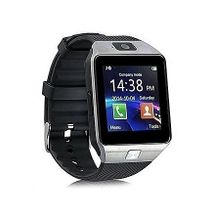 Touch Screen Smart Watch Phone DZ09 - Silver