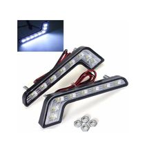 Universal 2x LED For Mercedes Benz Style DRL Daytime Running Light White Front Fog Lamp