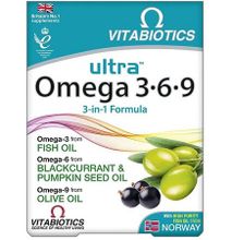 Ultra Omega 3-6-9 (3-in-1 Formula) 60 Capsules