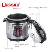 Dessini ELECTRIC PRESSURE COOKER 6 LITRES WITH TIMER