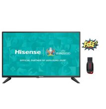 Hisense 32 Digital HD LED TV, 2 Year Warranty-Black