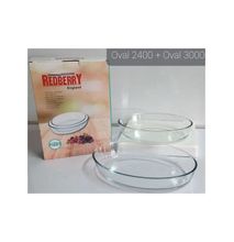 Oval Glass Baking Tins
