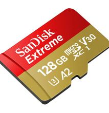 SanDisk 128GB Extreme UHS-I microSDHC Memory Card with SD Adapter