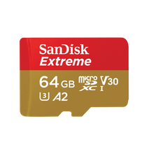 SanDisk 64GB Extreme microSDHC Memory Card