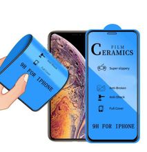 Ceramic 5D Full Glue Glass Protector Flexible Anti-Break,Anti-Fingerprint for iPhone X/XS