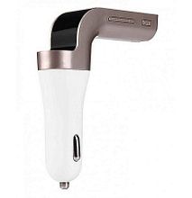 G7 - Car Charger Bluetooth 2.1 LED Display Screen with Mic - Gold