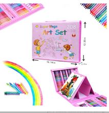 Generic 208 Pcs Kids Art Drawing, Painting And Colouring Set