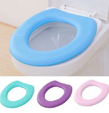 Generic Waterproof Soft Washable Toilet Seat Cover - Blue