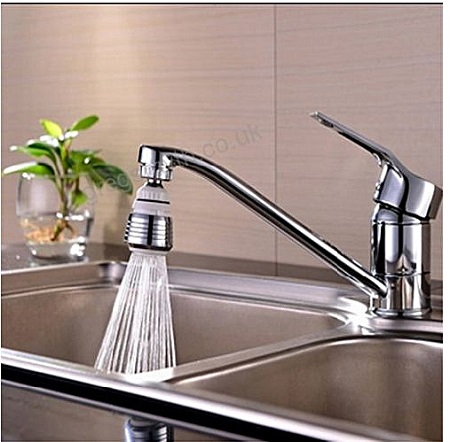 360 Degree Rotating Water Filter Swivel Faucet Nozzle Torneira Adapter