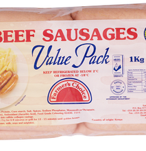 Value Pack Beef Sausages | 1kg