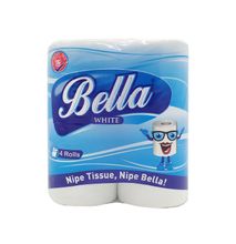 Bella Toilet Rolls Four Pack- 1 pack