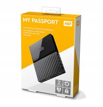 Western Digital My Passport 2TB External Hard Drive (Black)
