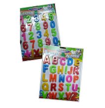 Multipurpose Kids Colourful Magnetic Numbers & Alphabet Learning Set Multicolour Numbers & Letters