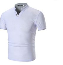 New Polo Collar Shirt with Short Sleeve for Men