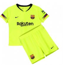 The New 2018-2019 Kids/Children Barcelona Away Kit REPLICA Football Jersey & Short Away Polyester