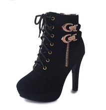 High heel Ladies Boots black