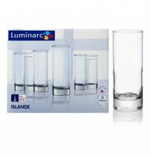 Luminarc Islande Hiball Tumbler Set 290 ml Drinking Glass - Set of 6