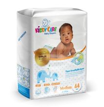 KIDDYCARE Baby Diapers (Medium, 6-11 Kgs) 44 Pieces