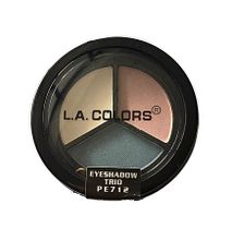 L.A. Colors Eyeshadow Trio - White Ice/Baby Pink/Tidal Wave