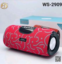 Wester WS-2909 Red Wireless Bluetooth Speaker Stereo Bass USB/TF/AUX MP3 Portable