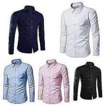 5 Pack Turkey shirts Navy blue,white,sky blue,pink,black