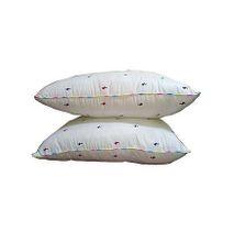 2 Bed Pillow (Pure Fibre -White with coloured dots - 20