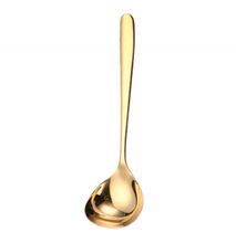 1pc Gold serving spoon mayai