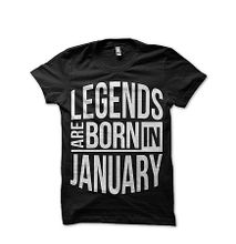 Morio wear legends are born black T-shirt